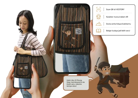 vest Vestory varian Si Pitung